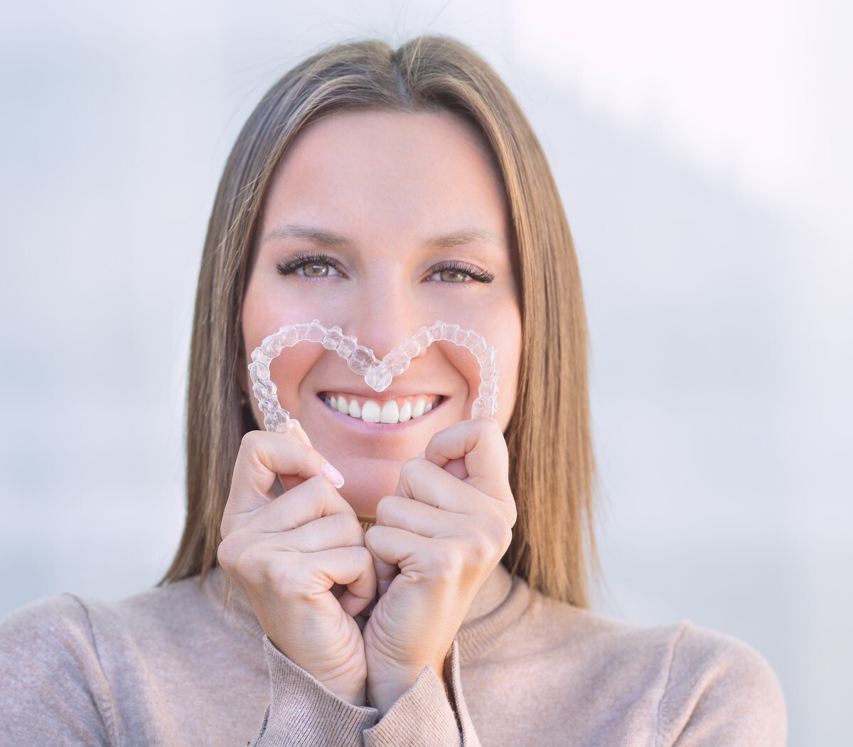 Close-up of a bright, healthy smile