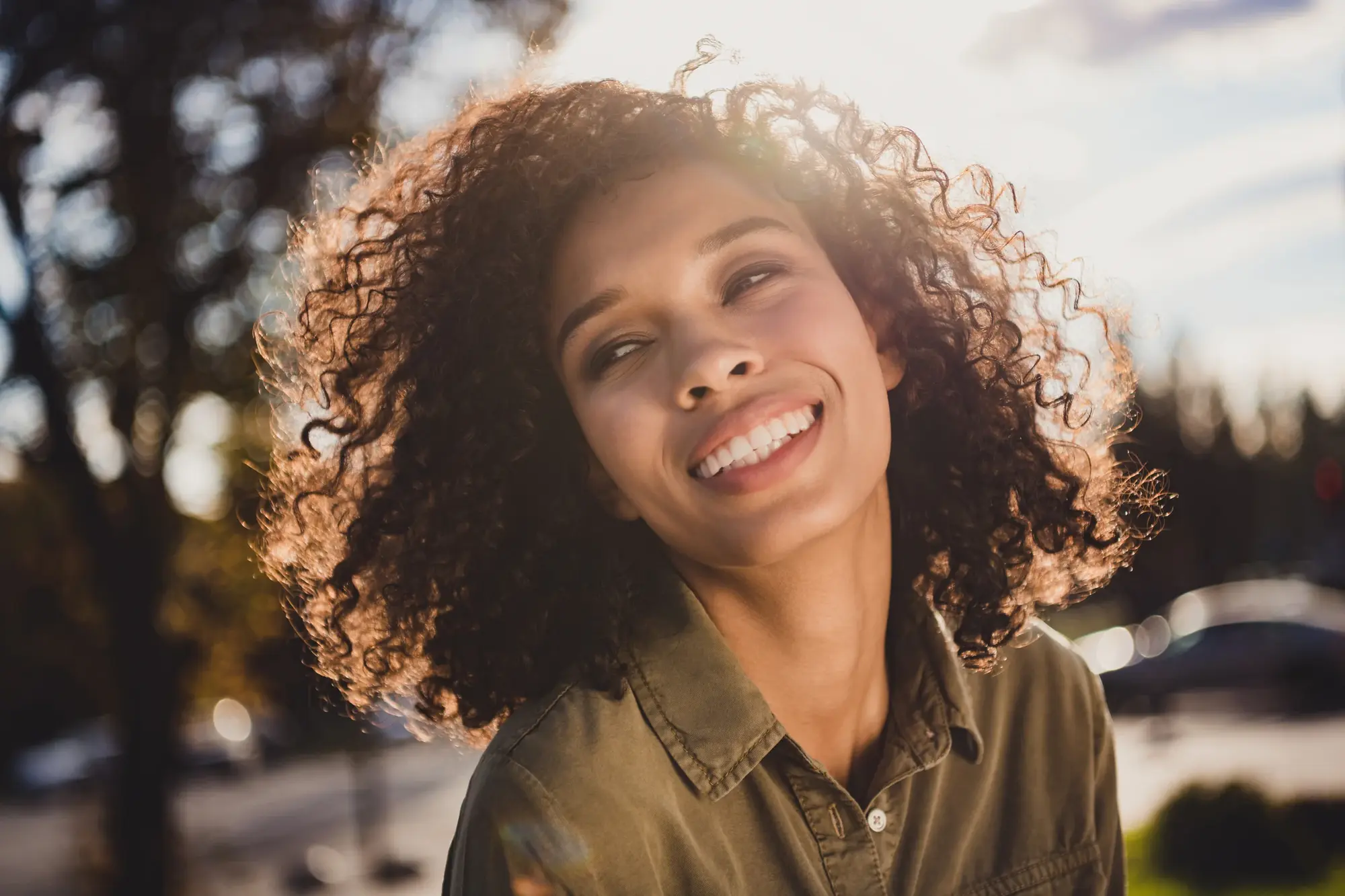Patient with a healthy, well-maintained smile